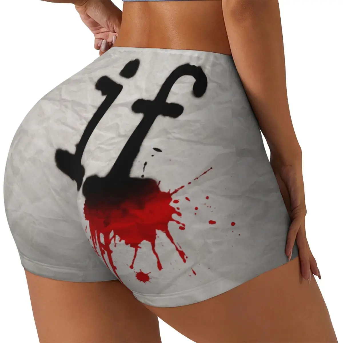 Custom If Msi Mindless Hip Hop Punk Rock Self Indulgence Volleyball Biker Gym Shorts Electro Athletic Workout Yoga Shorts