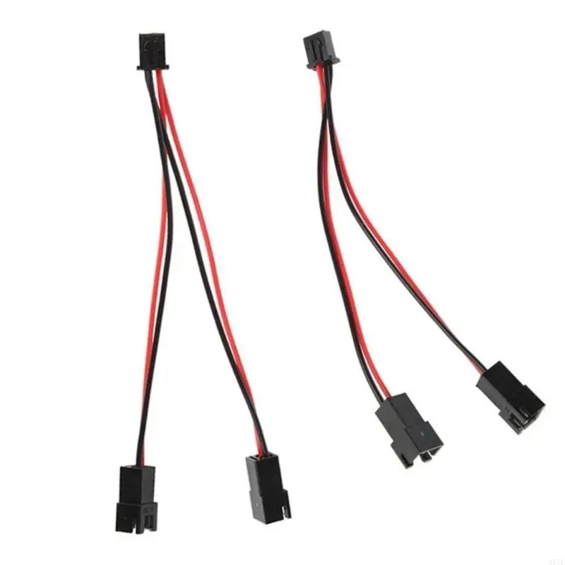 

4X7E 2Piece JST 2.54mm 2 Pin Male Female Plugs with 10cm 22AWG Cable for 3D Printer