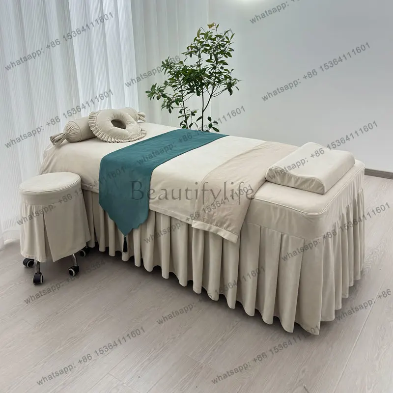 French Style Retro Debutante Style Beauty Massage Beauty Salon Special Bedding Customization