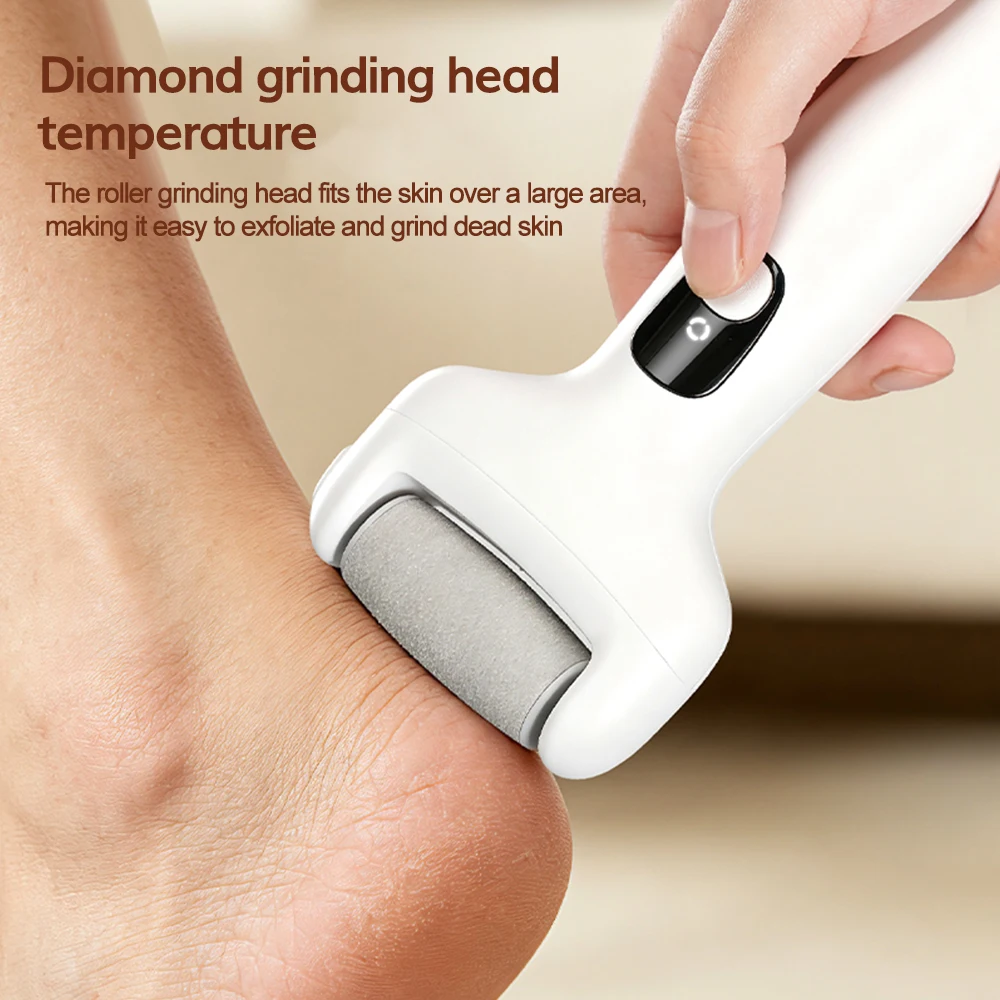 Electric Foot Callus Remover Rechargeable Electric Foot File Pedicure Tool Portable Dead Skin Hard Cracked Skin Remover for Foot