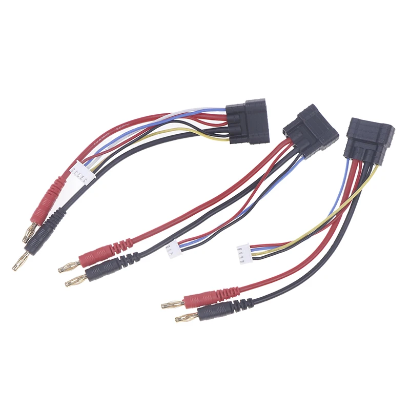 Effizientes TRX-ID-Stecker-kompatibles Ladekabel: 4S/3S/2S Lipo-Akku-Kugel-Anschluss und 4-mm-Bananenstecker für RC-Cars