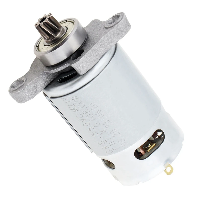 ABJI-21V RS550 DC Motor For Reciprocating Electric Saws, 8 Teeth, High-Power With Helical Gear