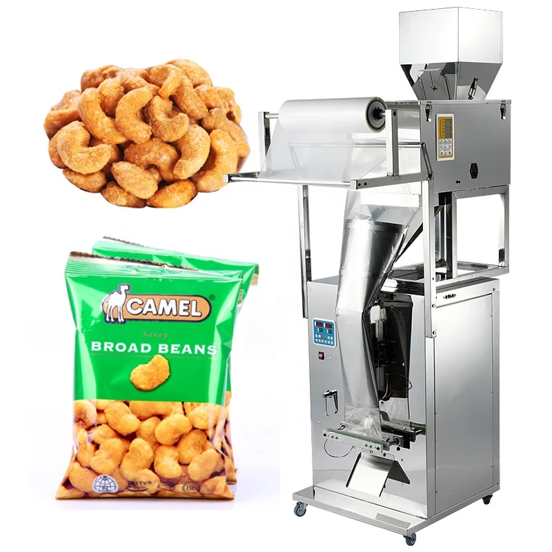 Powder Plastic Pouch Semi Automatic Large Fill Machine Baoneng Packaging Food Weighing Bag Filling Machine