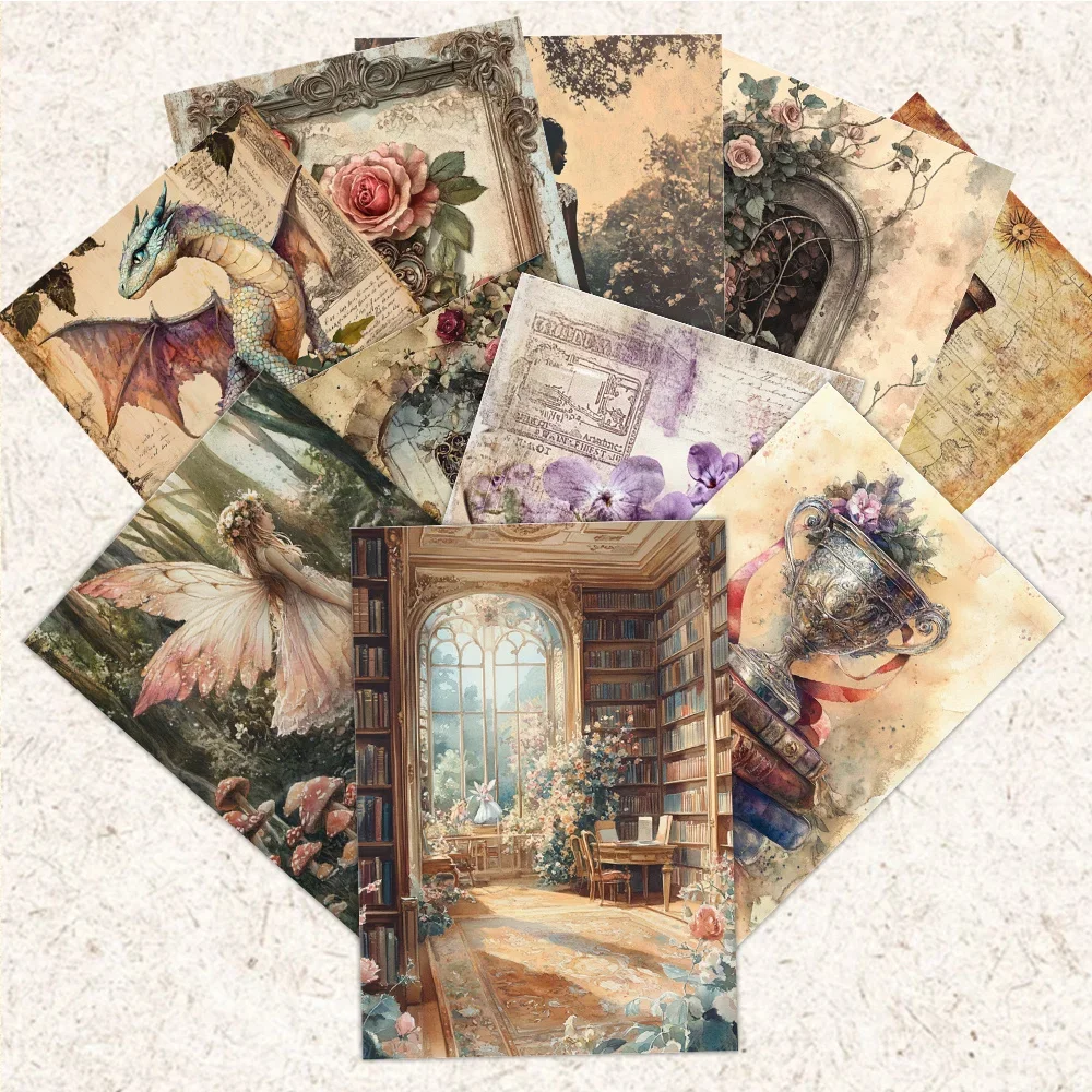 

32pcs, fairy tale palace, postcards, decorations/greeting cards/postcards, high-definition printing, collectible and mailable