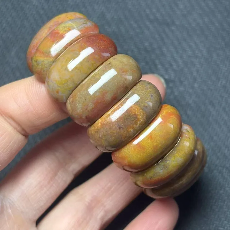 

Новая расширенная версия браслетов из агата периода Эпохи Воюющих царств, мужские и женские агатовые браслеты.