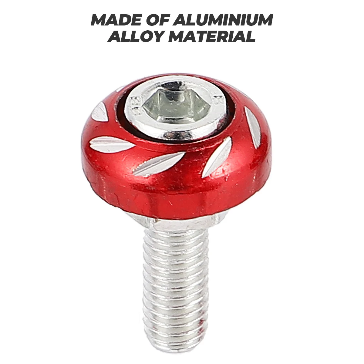 20 шт. 6 мм надежные винты для номерного знака мотоцикла из алюминиевого сплава, подходящие для мужчин и женщин, крепежные детали для мотоциклов