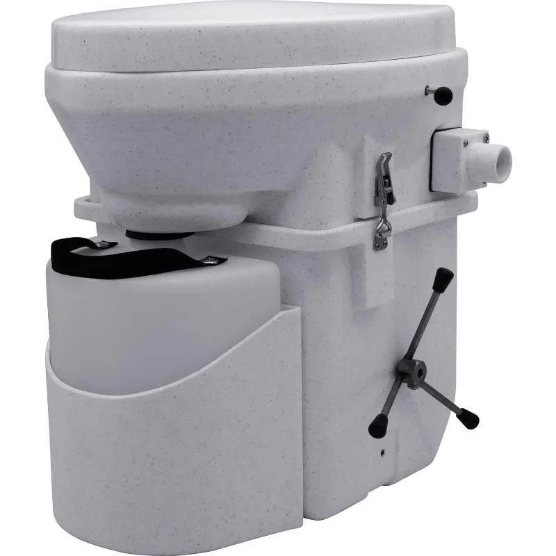 Nature's Head Self Contained Composting Toilet with Close Quarters Spider Handle Design