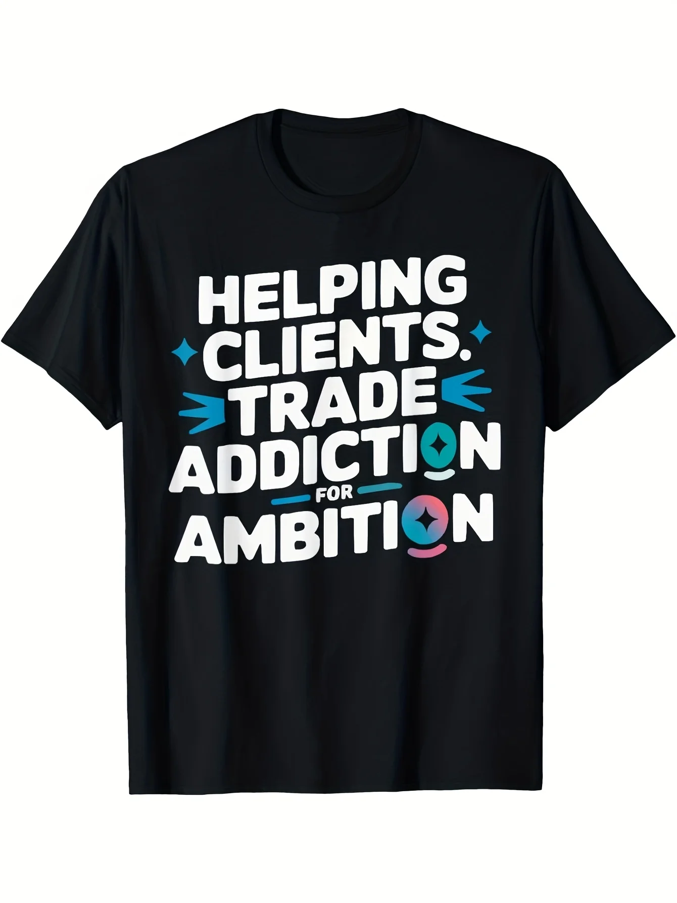 Drug Abuse Counselor Addiction Recovery Career T-Shirt Unisex 2026 Summer Short-Sleeve Printed T-Shirt 180g Pure