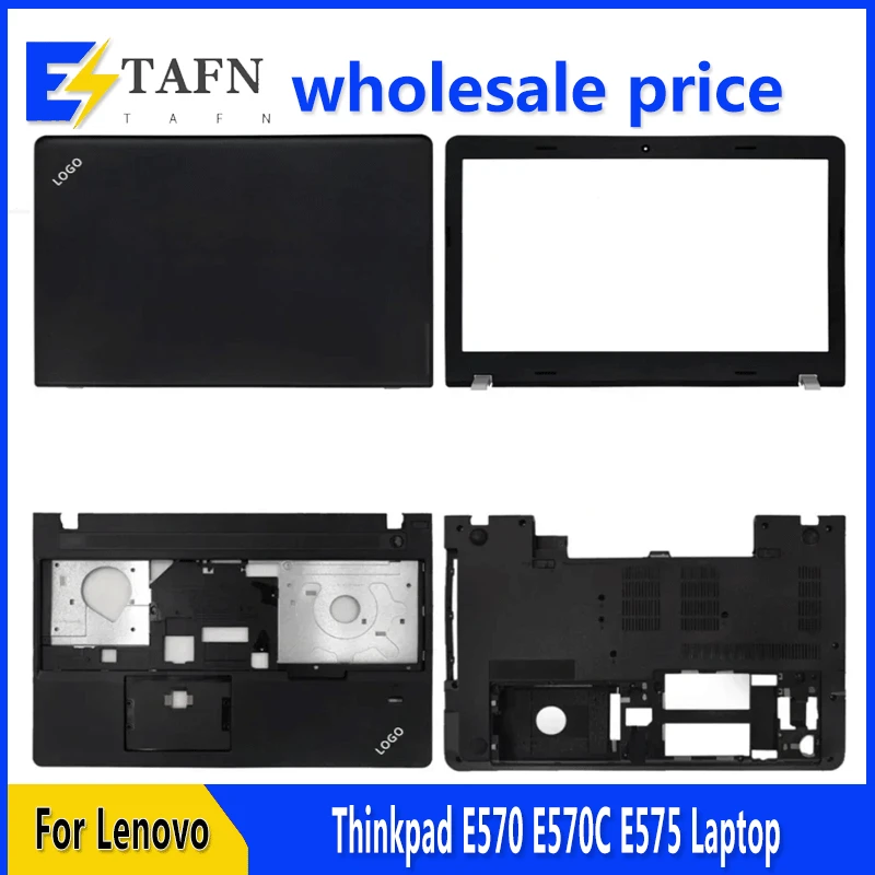 

NEW For Lenovo Thinkpad E570 E570C E575 Laptop LCD Back Cover Front Bezel Upper Palmrest Bottom Base Case Keyboard Hinges