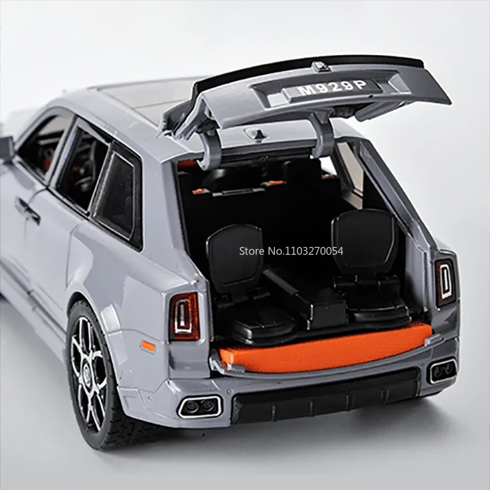 1/20 Scale Alloy Car Models Rolls-Royce Cullinan Metal Diecasts & Toy Vehicles Model Pull Back Cars For Kids Boy Gift Collection