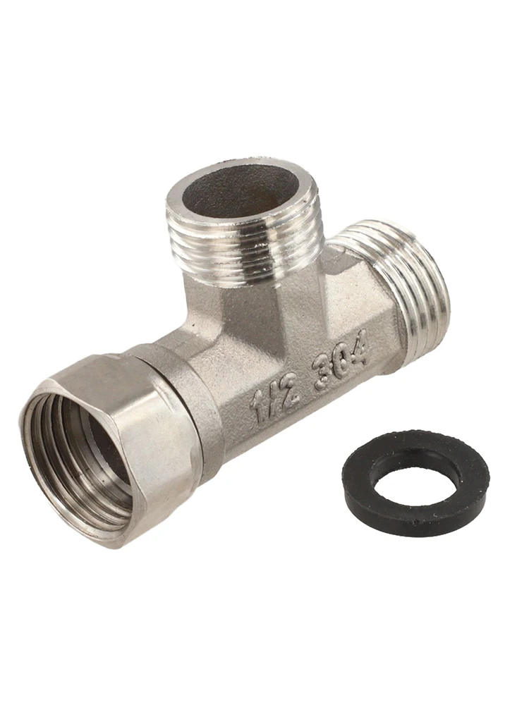 Stainless Steel T Adapter 3-Ways Valve for international 1/2