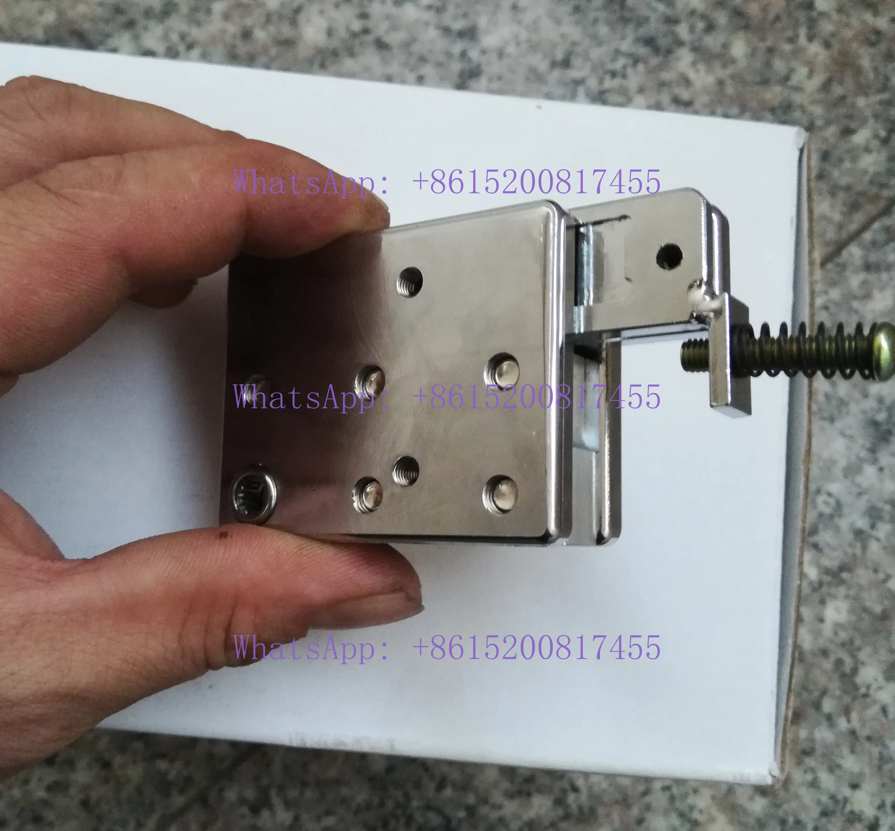 

Badminton racket wire pulling machine, threading machine, hand crank head bead clip, wire clamp