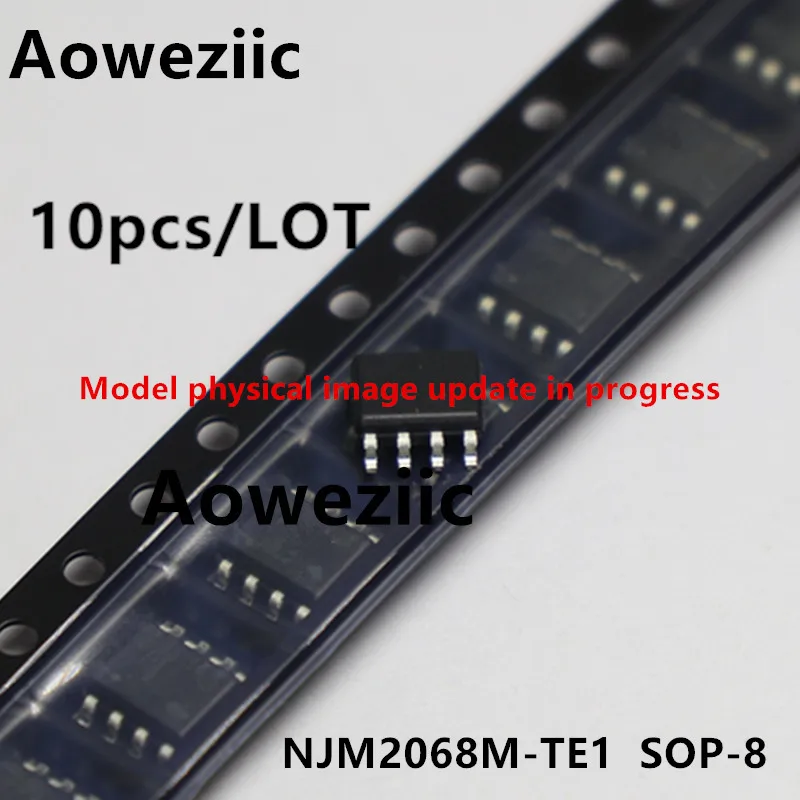 Aoweziic  2023+  100% New Imported Original  NJM2068M-TE1 NJM2068M  2068  SOP-8  Operational Amplifier Chip