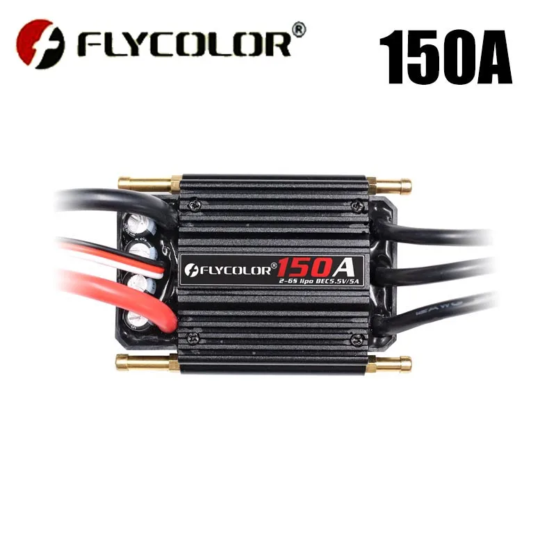 Originele Flycolor 50A 70A 90A 120A 150A Borstelloze ESC Speed Controller Progaming Kaart 2-6S Lipo BEC 5.5 V/5A voor RC Boot