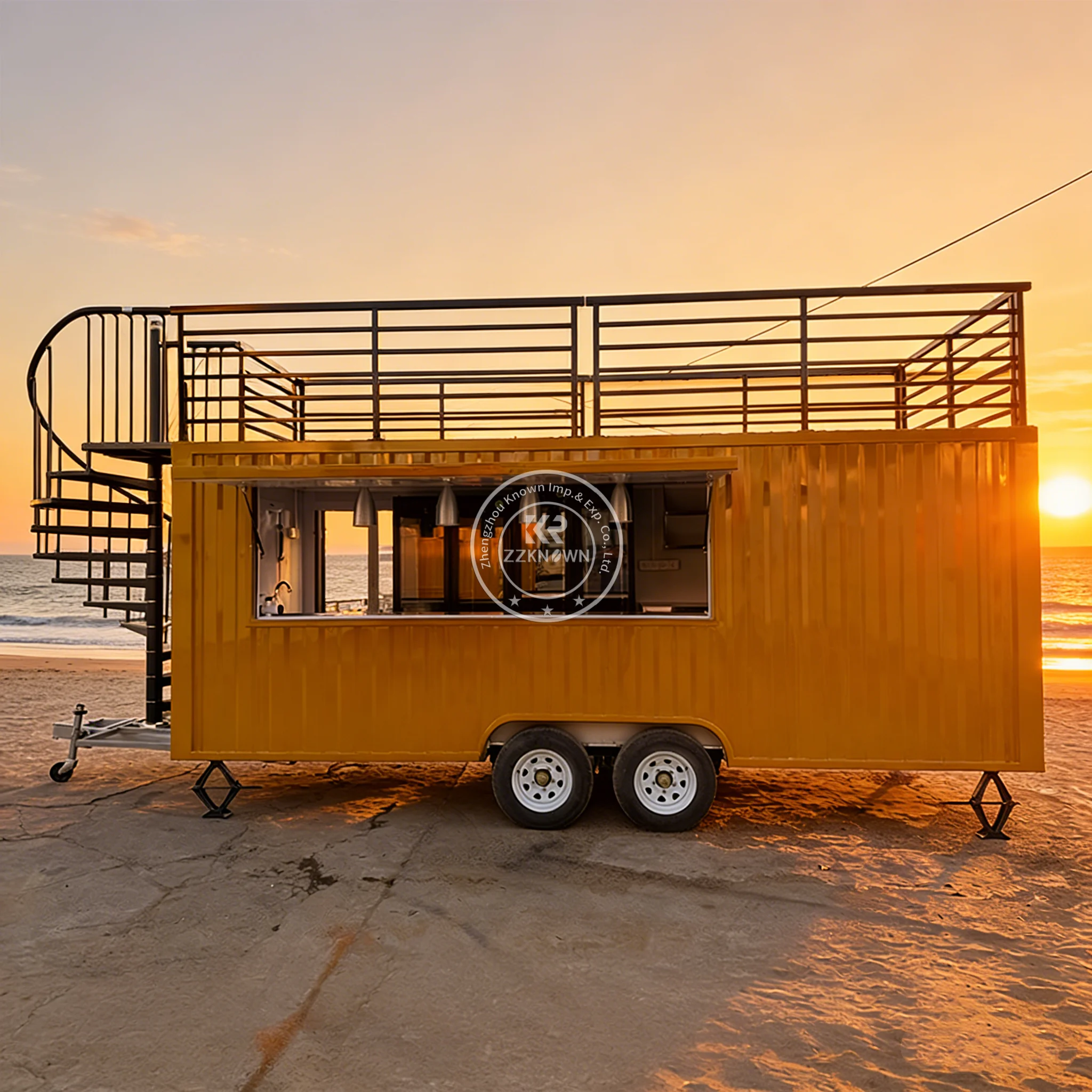 Prefabricated Prefab Container Restaurant Shipping House Container Store Street Restaurant Customizable Coffee Shop Bar For Sale