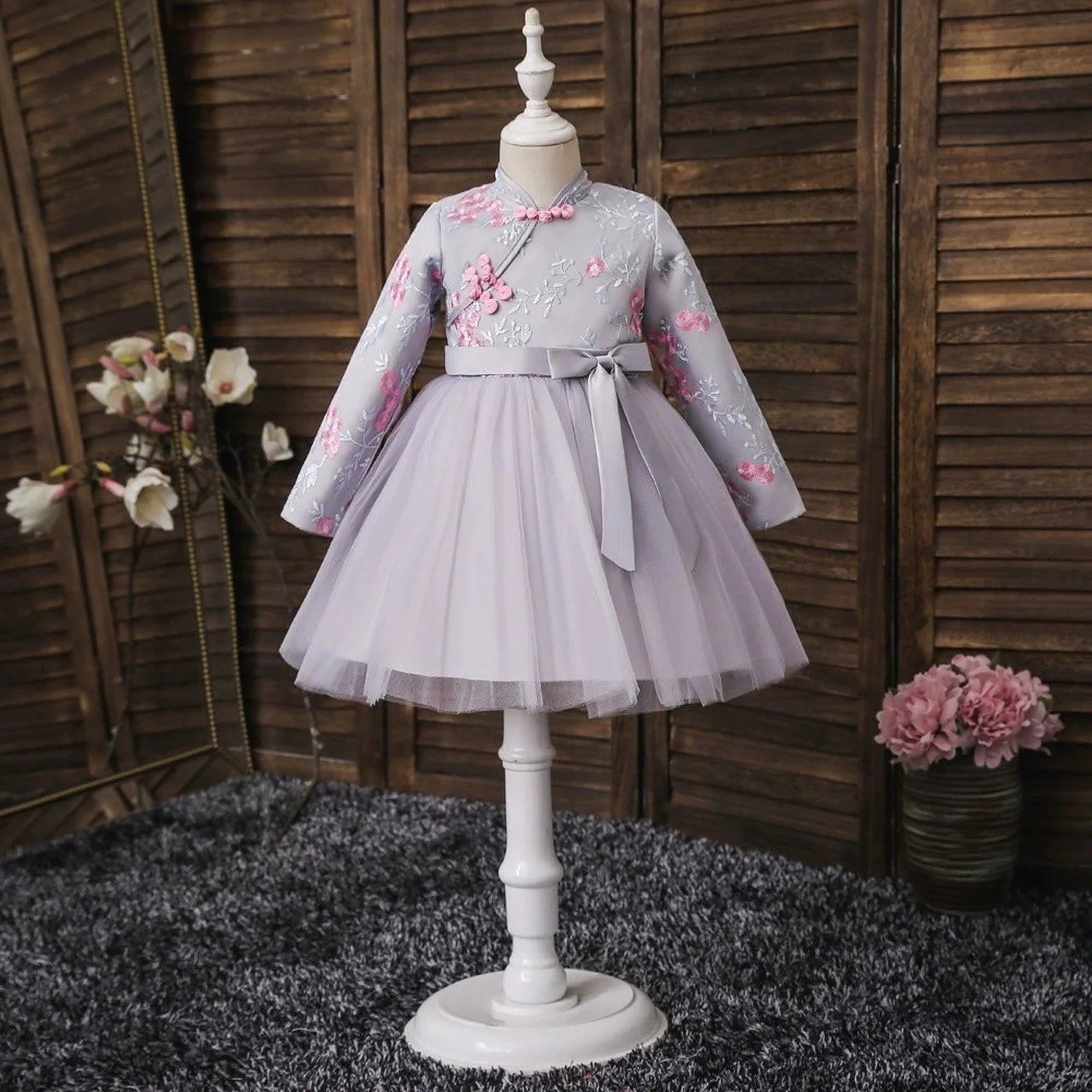 

Children's Dress Toddler Girl Dresses Sweet Girls Dress Charming Floral Elegant Summer Perfect Party Wear Dress for Kids