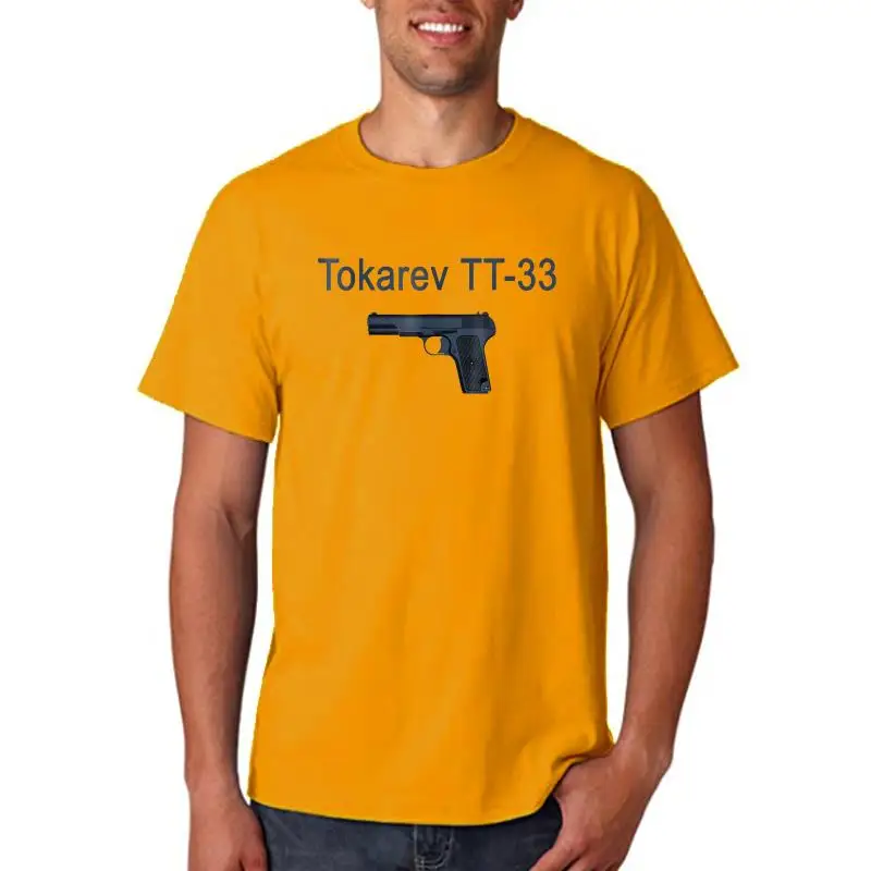 

Tokarev Tt 33 Russian Soviet Pistol 2022 Summer Men's Short Sleeve T-Shirt