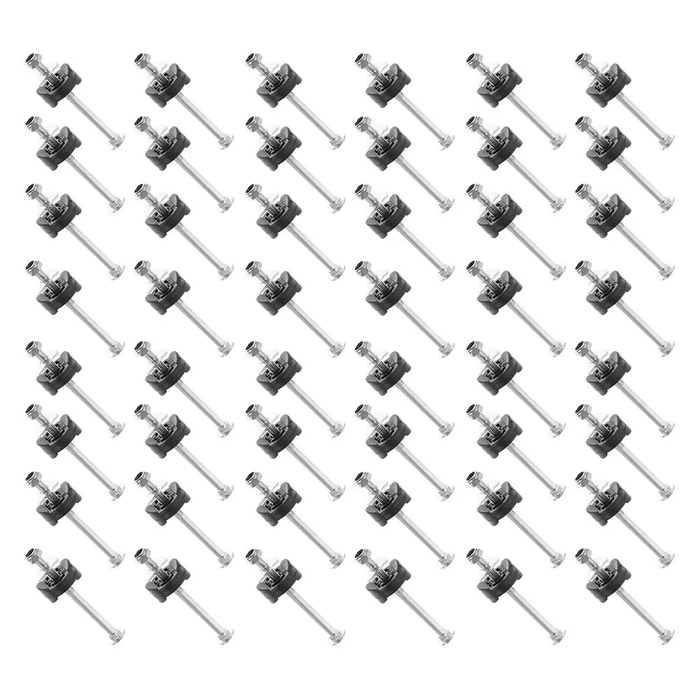 

48Pcs Trampoline Screws Professional Fixing Durable Long Screws Anti Falling Replacement Parts Fixators Trampoline Fixators