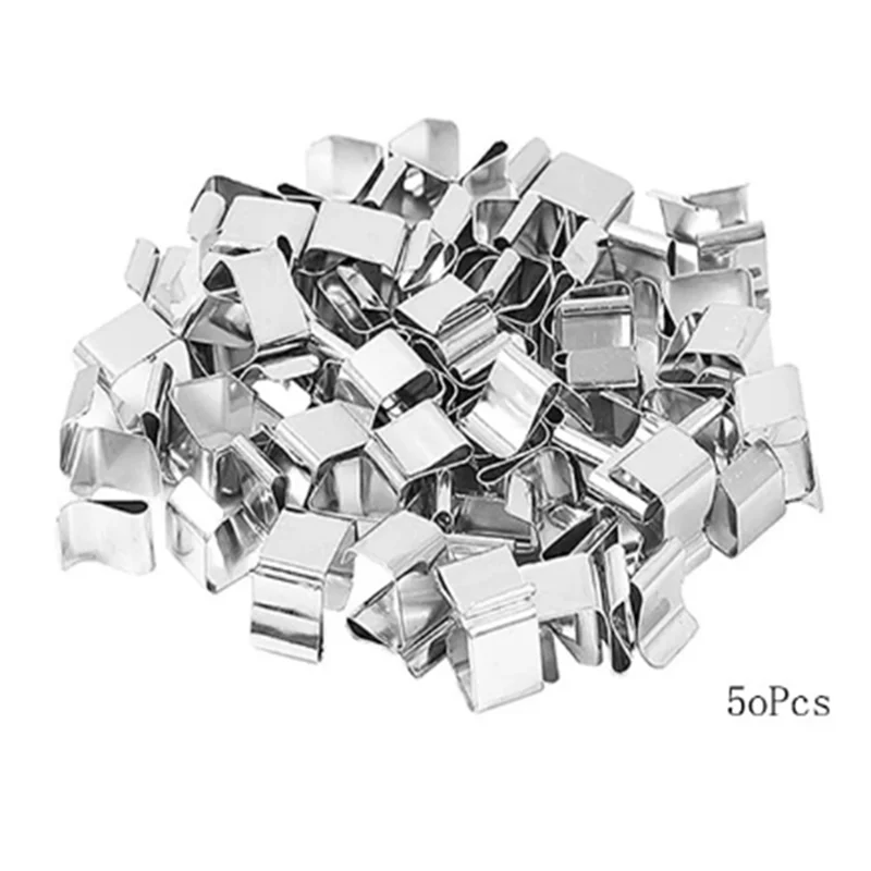 신선한 크리스마스 장식 랜턴 클립 50개 크리스마스 조명 클립 야외 랜턴 훅 케이블 클립, 크리스마스 조명 설치용