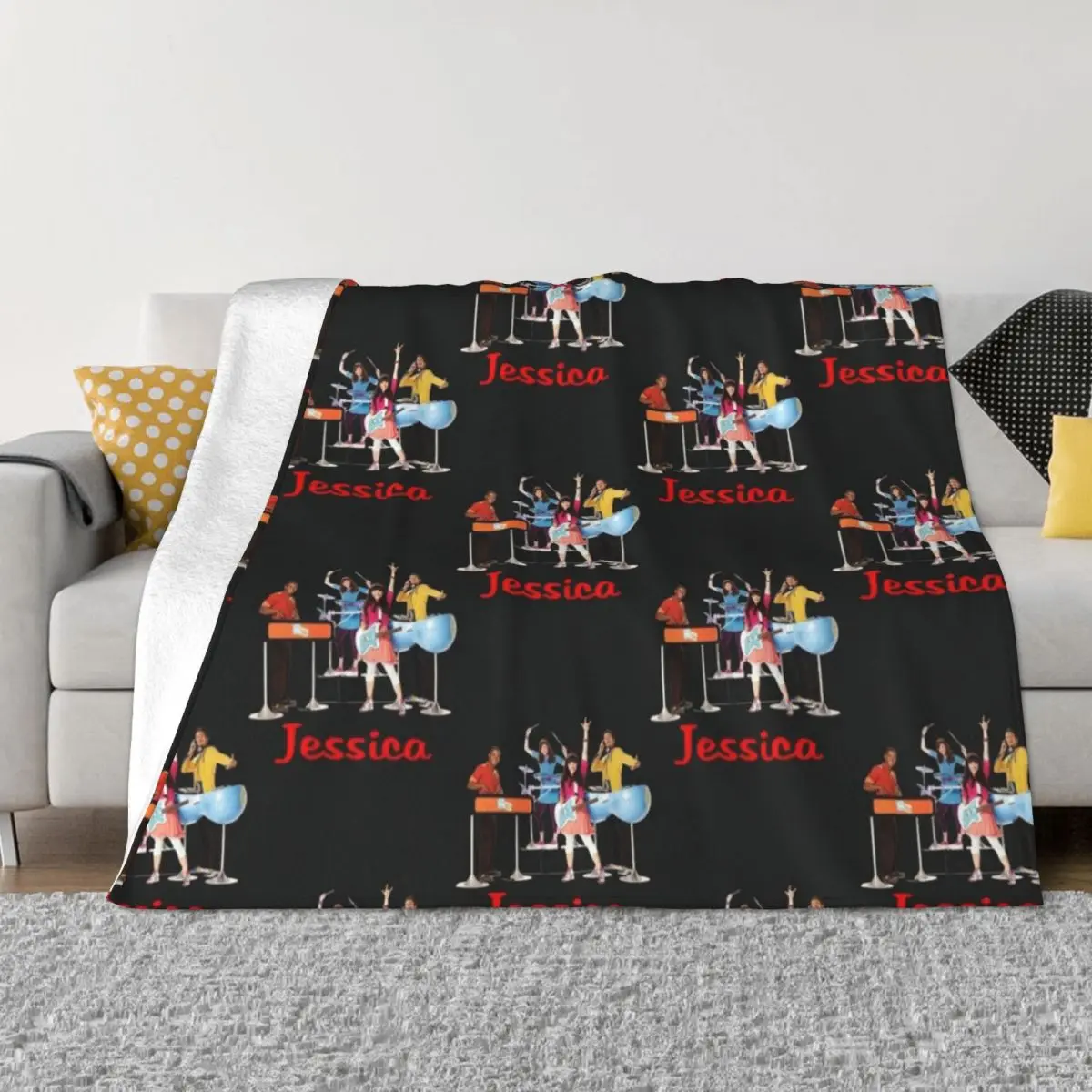 Fresh Beat Band Bodysuit or Throw Blanket Thins Baby Blankets