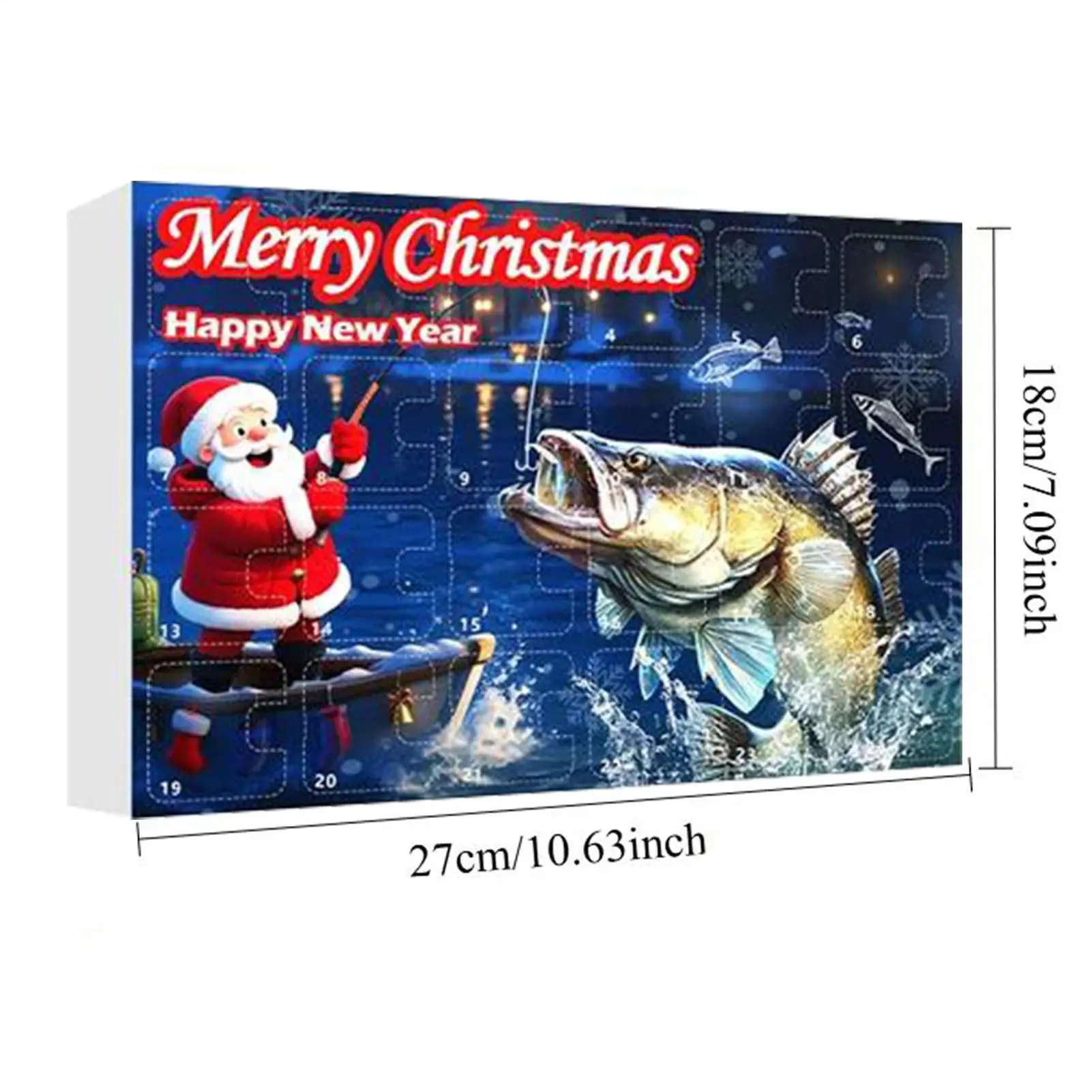 تقويم الصيد مجيء 24 يوم 2025 هدايا الحفلات علف الاسماك عيد الميلاد مجيء طعم الاسماك التقويم للبنين صديقها زوج الأب #6