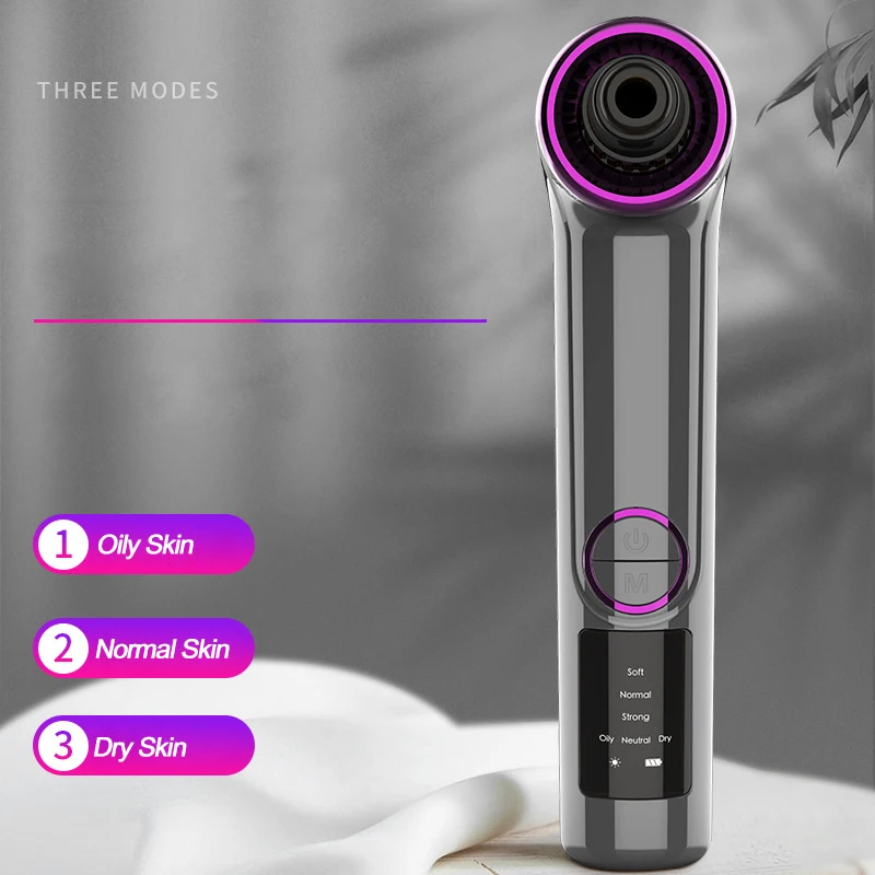 Nuovo dispositivo elettrico per la rimozione dei punti neri: dispositivo di bellezza del viso per la rimozione dell'acne e dei comedoni, strumento per la cura della pelle a casa