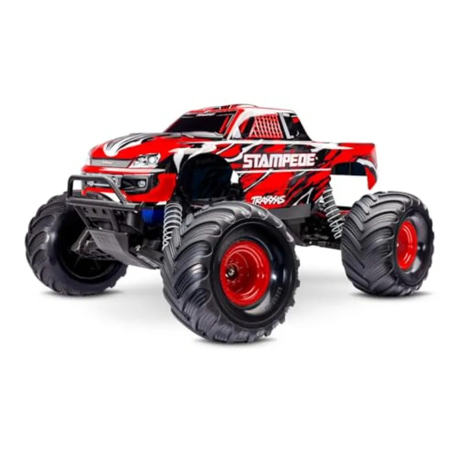 

Радиоуправляемый внедорожный грузовик Stampede 2WD XL-5 с аккумулятором, красный, с высокомощным мотором, прочным пластиковым корпусом, долговечной батареей