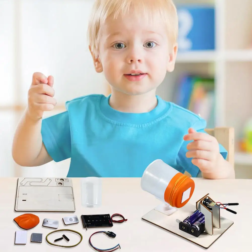 

Fine Motor Skills Stem Toy Wooden Puzzle Building Kit for Kids Diy Acoustic Imaging Instrument Model Stem Project for Science