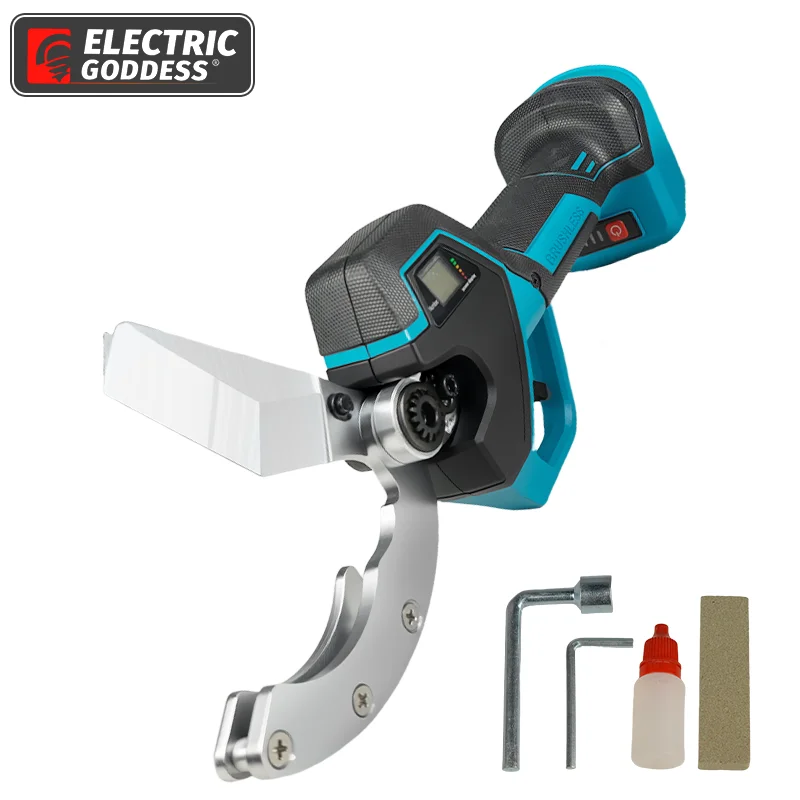 Elektryczne nożyce do rur Electric Goddess, bezszczotkowe, 50 mm, do akumulatorów Makita 18V, do cięcia rur PPR, instalacyjnych, wodnych. — 2