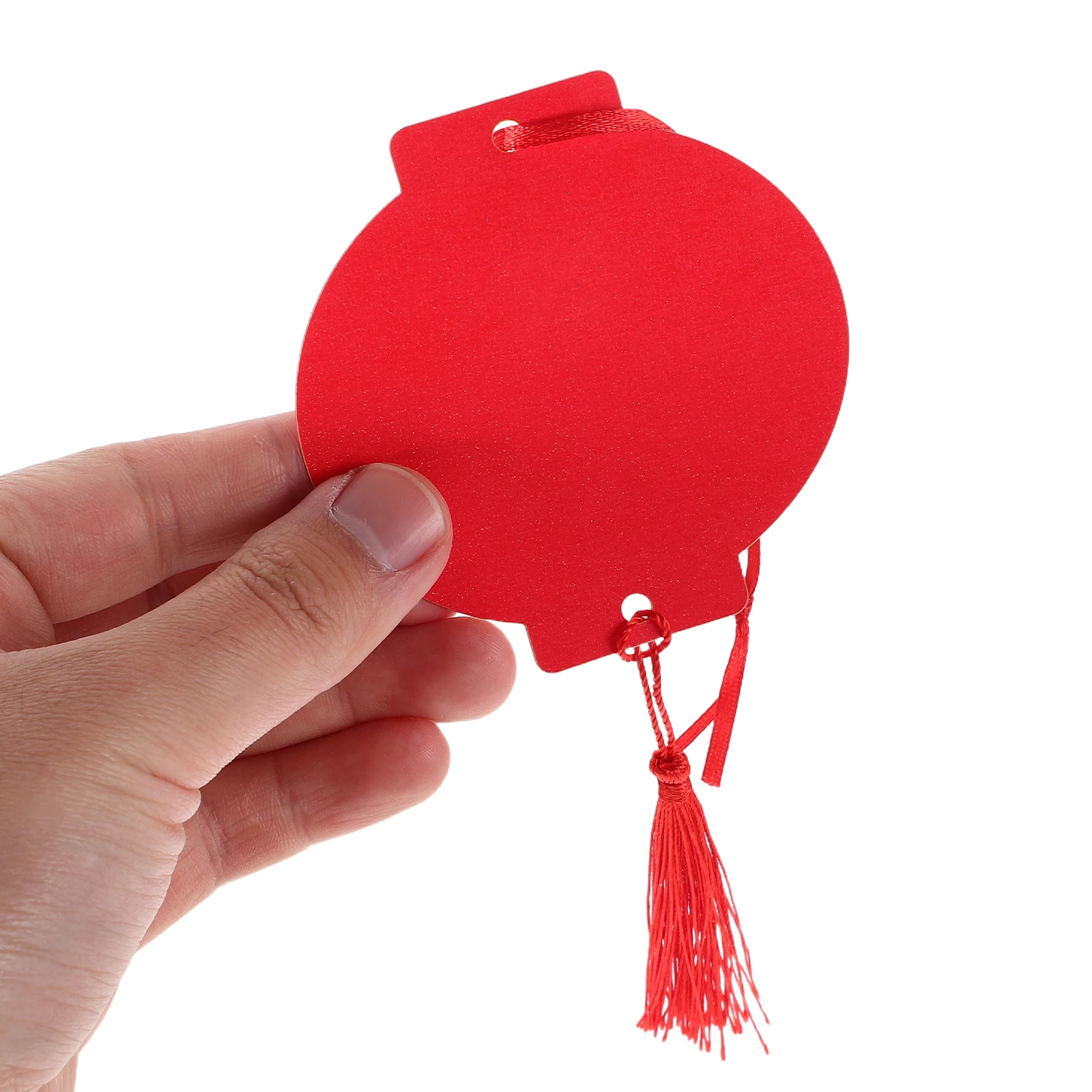

30pcs Wishing Card Hanging Tags Tree Valentine's Day Ornament Red Paper Cutout Blank Love Lovers Gift Tags Romantic Unique