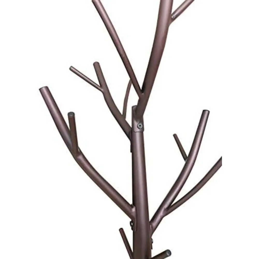 Metal Hall Tree Freestanding Coat & Hat Rack with Branches