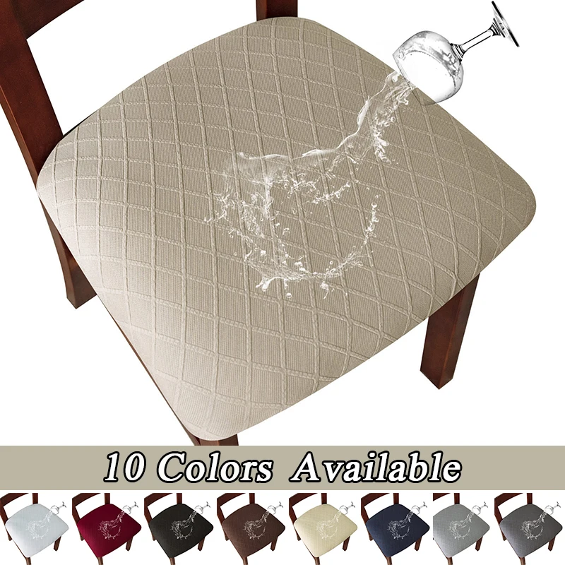 Waterproof Chair Seat Covers Stretch Jacquard Seat Covers Seat Case Removable Chair Covers For Home Hotel Living Room