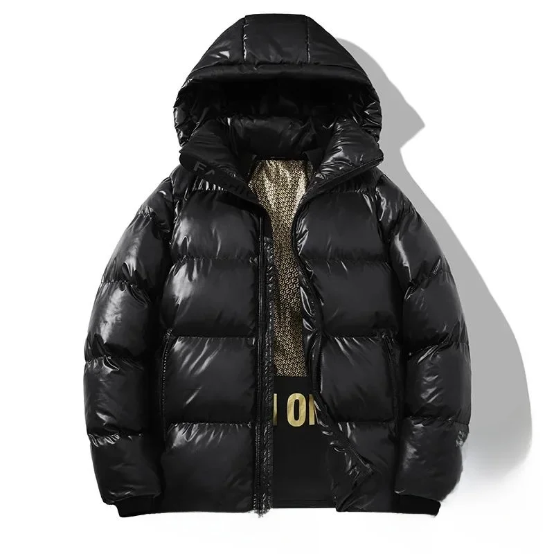 

Thi Winter Wool Jaet Windproof Hooded Long Sle for Men Warm Casual Youth Faion Special Wide Fit Spring 2025