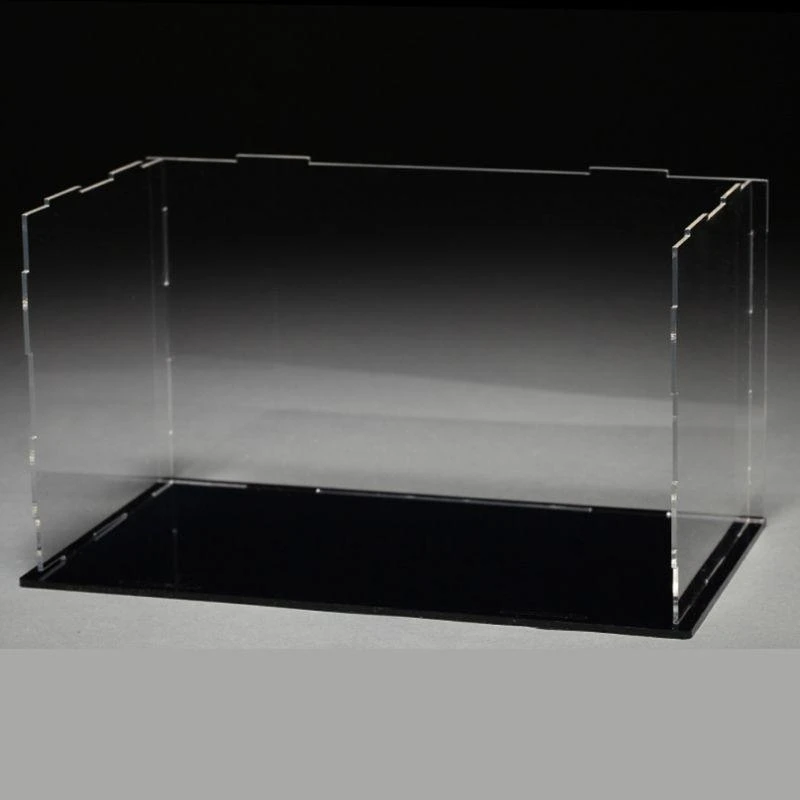 

Thickness Acrylic Clear Holder Stand Transparent Cube for Case for Jewelry Figure Statue Model Boutique for Case Hobbyis 15UB
