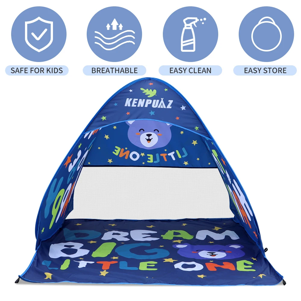 Swimbobo Strand Wasserdichtes Familienzelt Kinder Outdoor Camping Kinderzelte Belüften Pop Up Offen Tragbar Für Baby Sonnenschutz