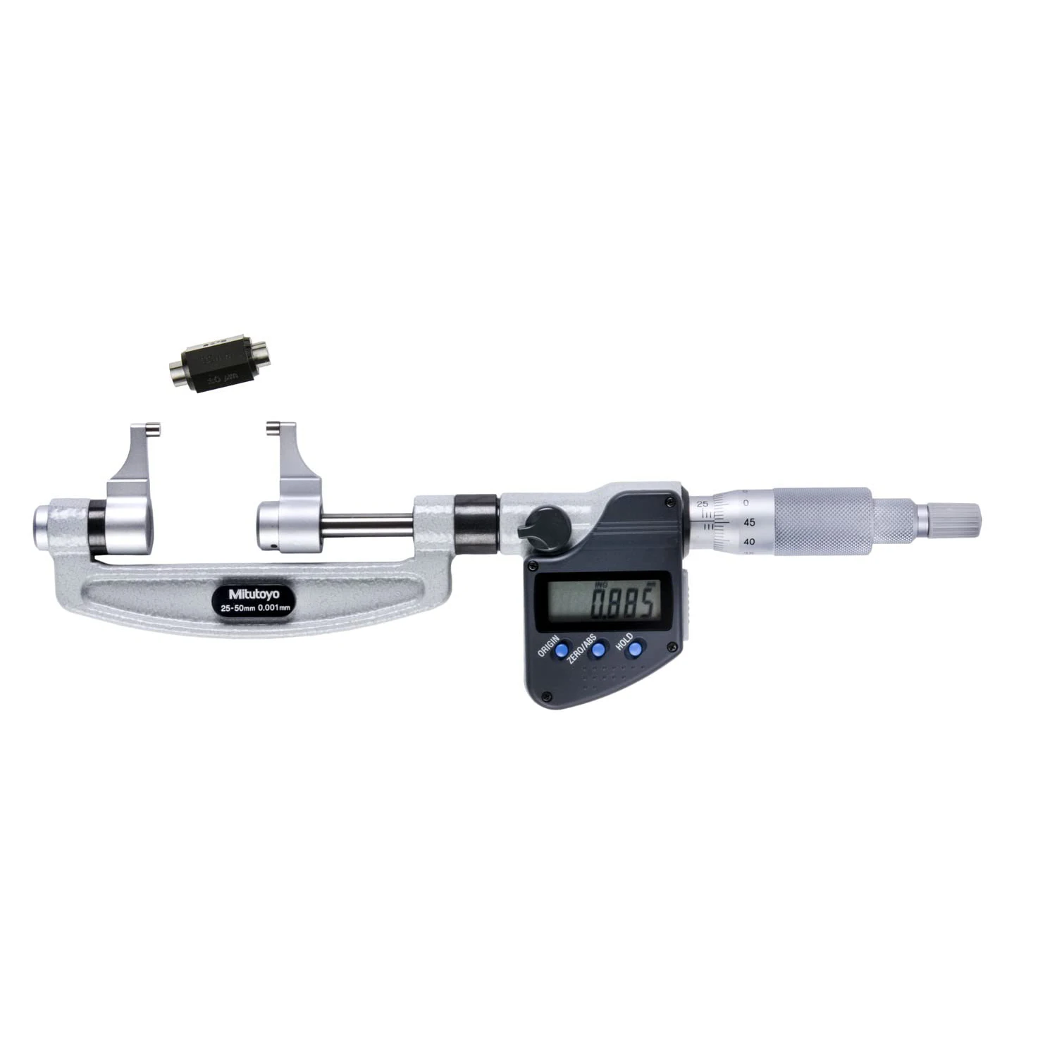 2025 Original Mitutoyo 343-252-30 OMP-75MX measuring range 50-75mm digital Caliper-type Micrometer