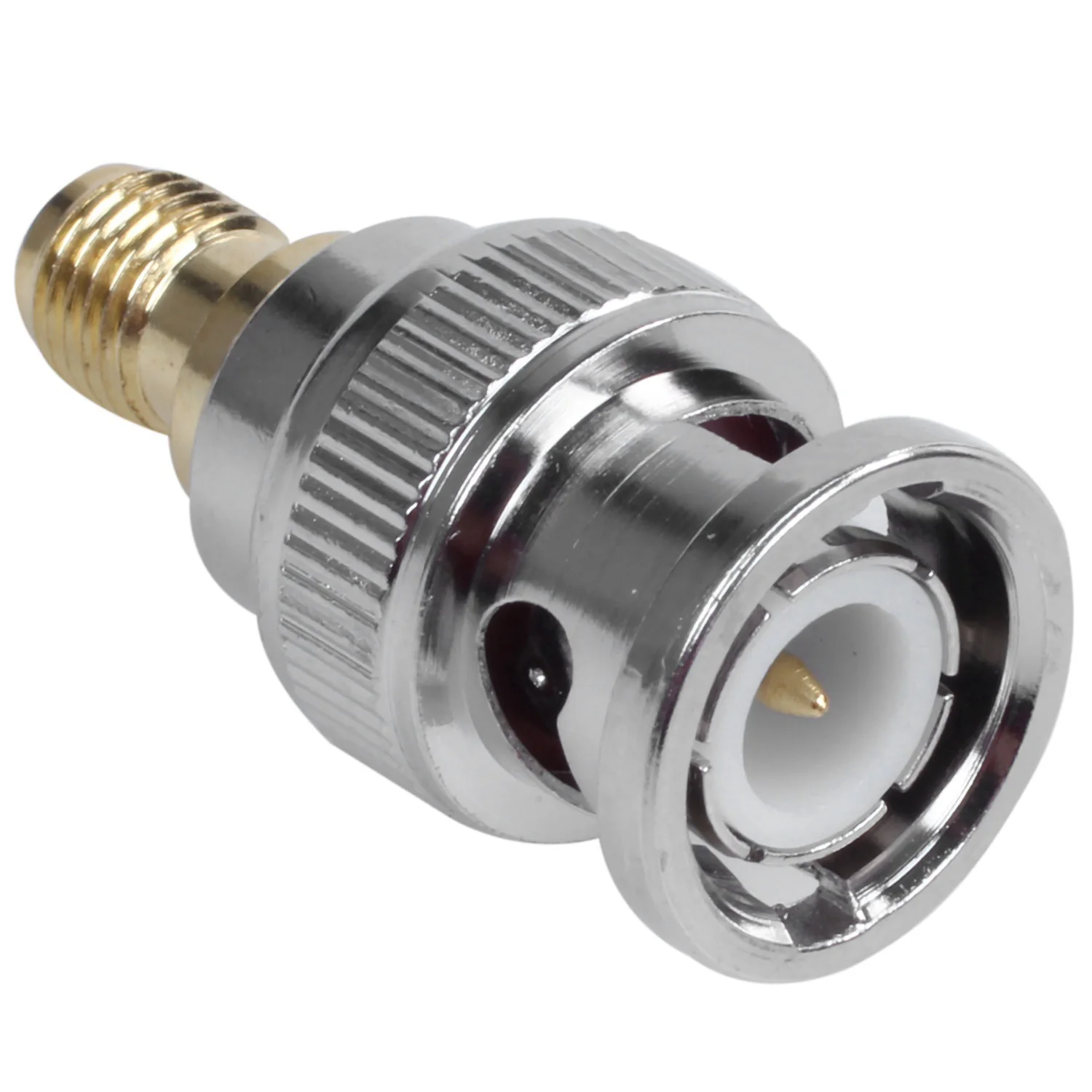 ABGI-4Pcs SMA to BNC Kits RF Коаксиальный адаптер Мужской Женский Коаксиальный разъем и 1 шт. SMA Male to BNC Female Jack M/F RF адаптер