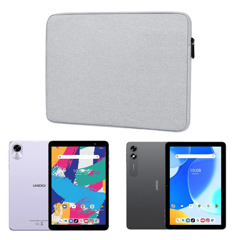 

for Umidigi G1 Tab Mini G3 Ultra G5 Tablet Bag Waterproof Canvas Sleeve Anti-Scratch Carry Handbag Anti-Drop Case Zip Pouch