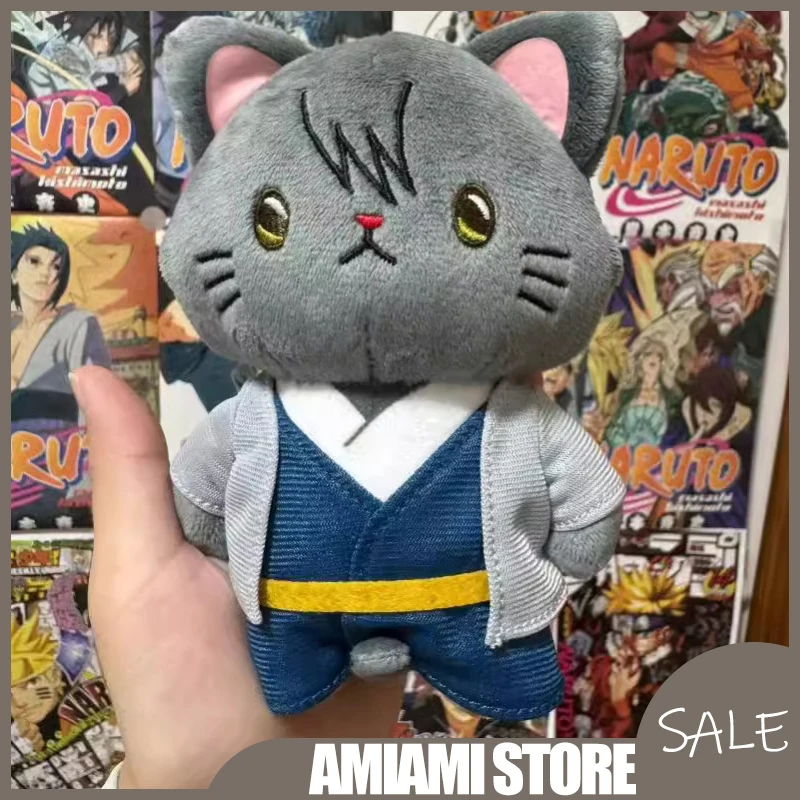 

14 см Gintama аниме плюшевый брелок Саката Гинтоки Кацура маска для глаз украшение рюкзака милый персонаж мультфильма игрушка подарки на день рождения