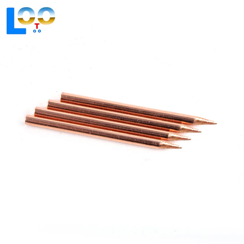 2 шт., 50 мм, 18650, литиевая батарея, электрод для точечной сварки, наконечник для высокодетальных проектов, 18650, игла для точечной сварки