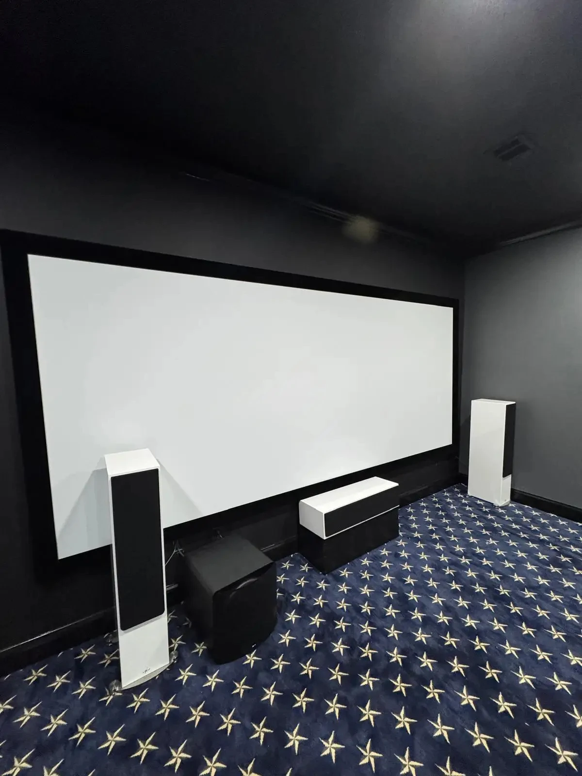 Big Size 220 ββ250\'\' 300 inch Cinema White Fixed Frame Projection Screen 4K 3D Supported with 90MM Border for All Projector