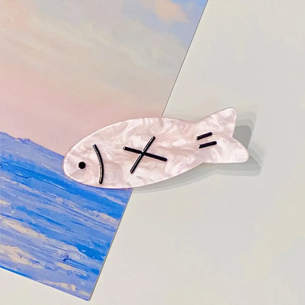 بارد الأسماك العظام الانفجارات كليب حمض الخليك الوردي مقاطع الشعر Y2K مقاطع الشعر المشابك فتاة حار