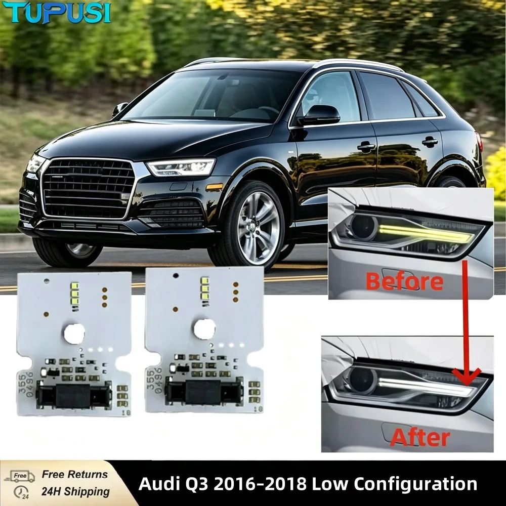 8T0941475B 8T0941475C White DRL Chip For Audi Q3 2016-2018 Xenon Car Headlight DRL Chip LED Board Light Board Light 941475B 475C