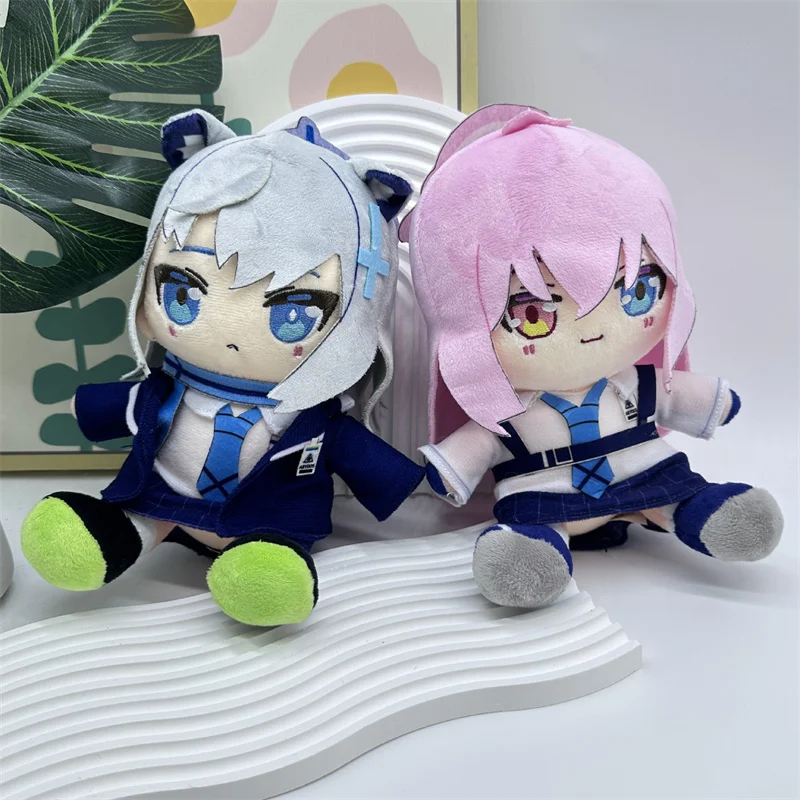 เกม Blue Archive ตุ๊กตาของเล่นตุ๊กตายัดไส้ Sunaokami Shiroko Takanashi Hoshino อะนิเมะการ์ตูน Plushie รูปเด็กแฟนของขวัญวันเกิด