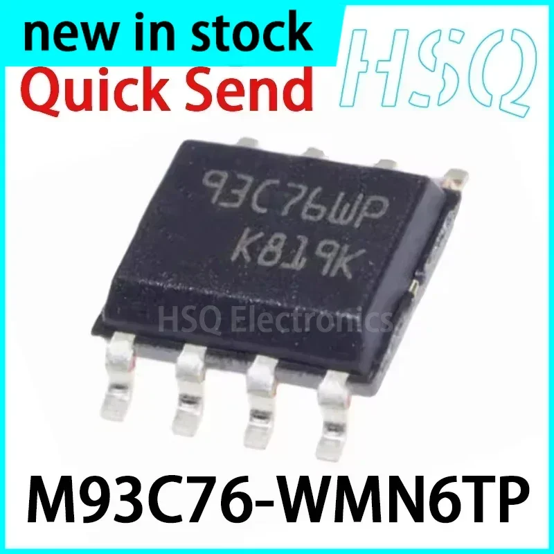 1PCS 93C76WP M93C76-WMN6TP SOP-8 Automotive Computer Board Storage Chip IC New