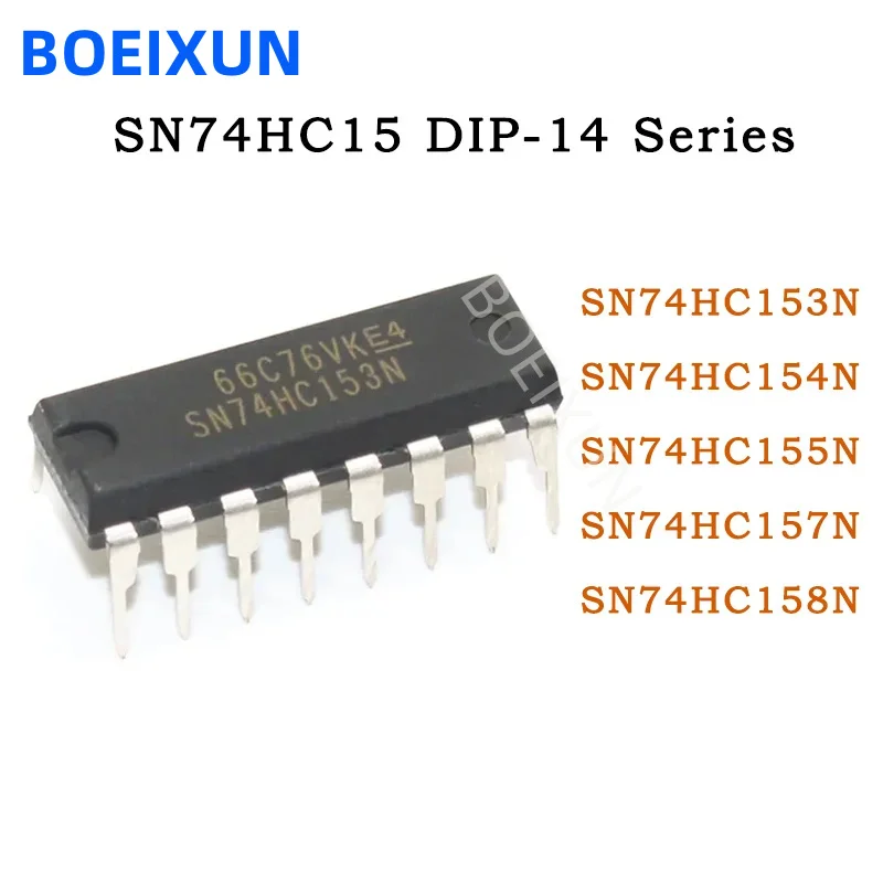 

100 шт. SN74HC153N SN74HC154N SN74HC155N SN74HC157N SN74HC158N DIP 74HC153 74HC154 74HC155 74HC157 74HC158 DIP Новый оригинал