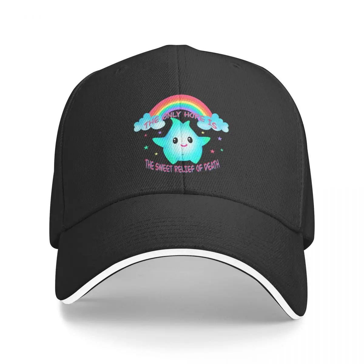 The Only Hope is the Sweet Relief of Death Baseball Cap Anime Dropshipping Men's Hats Women's