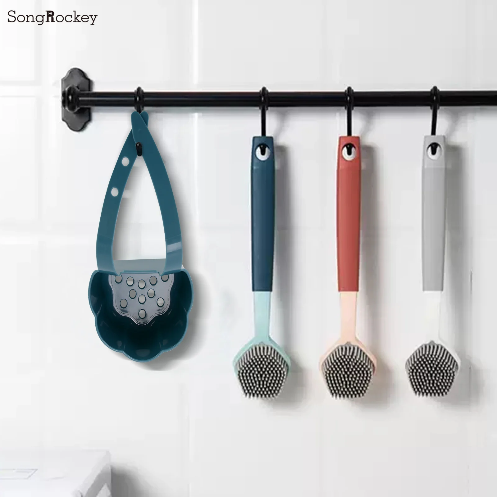 Portable Hanging Drain Prateleira para Cozinha e Banheiro Itens, Pia Titular, Cesta Do Saco, Bath Storage Tools, Home Organizer