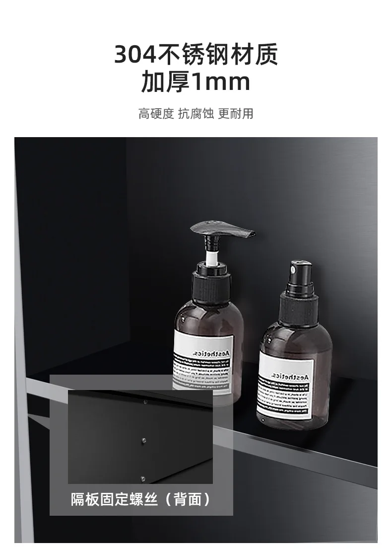 Plank, RVS, badkamer, nis, verzonken, kastschot