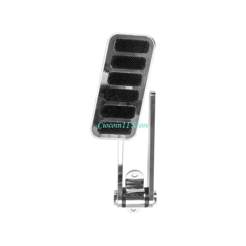 Y1UB Standard Smoothed Metal Gas Footrest Against Slide Face for Execution Automobiles